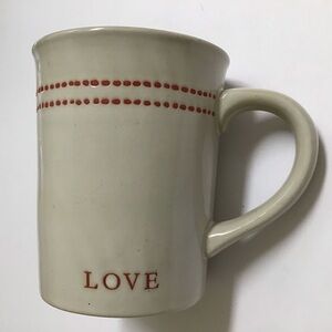 Hearth & Hand Magnolia Love Coffee Mug Red Heart Inside Mug Joanna Gaines 2019